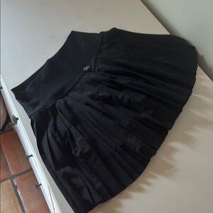 ALO Yoga Black Bubble Mini Skirt